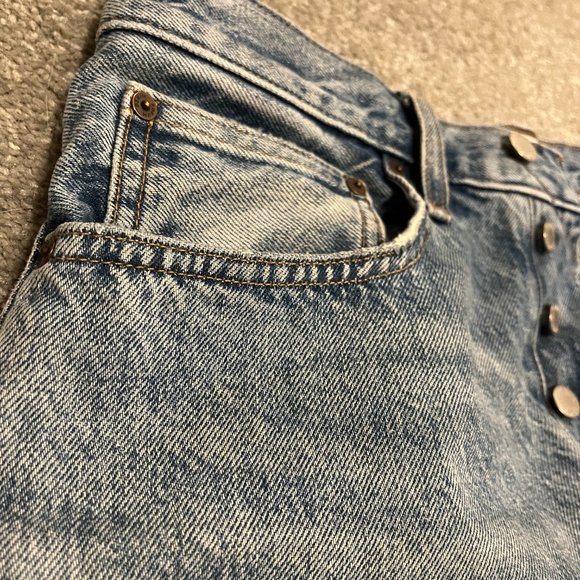 Wide leg jeans - Aritzia - "The Joni High Rise Loose" - 27 - Picture 9 of 13